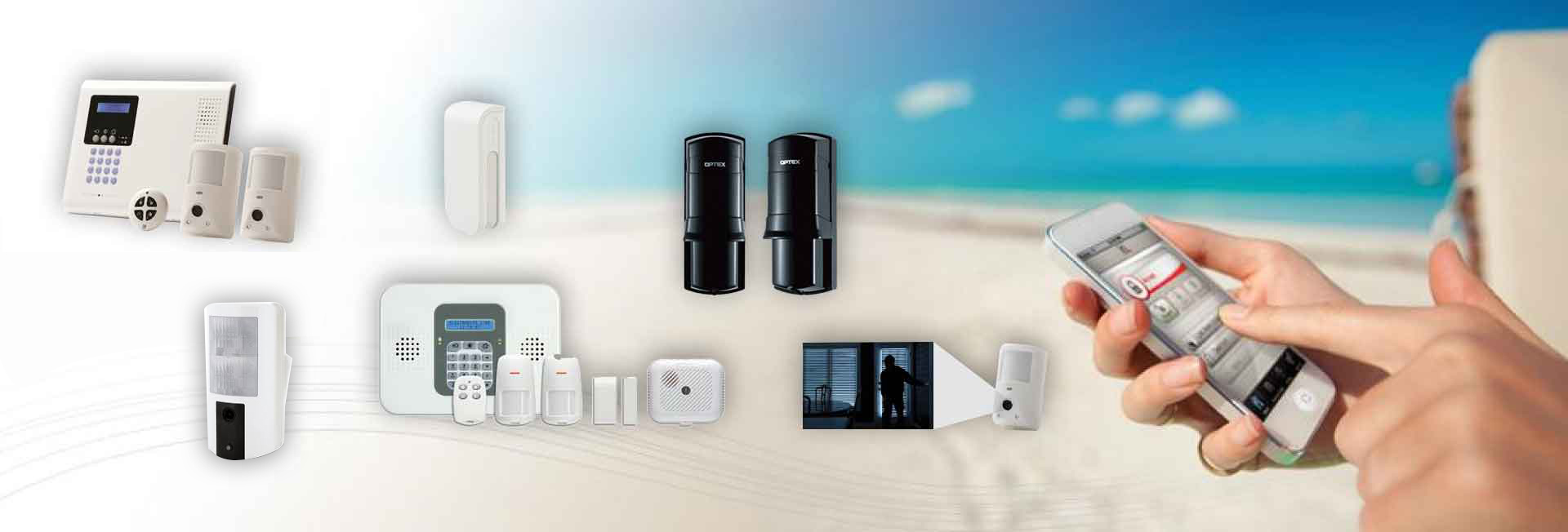 Contrôle du système d’alarme à distance depuis un smartphone